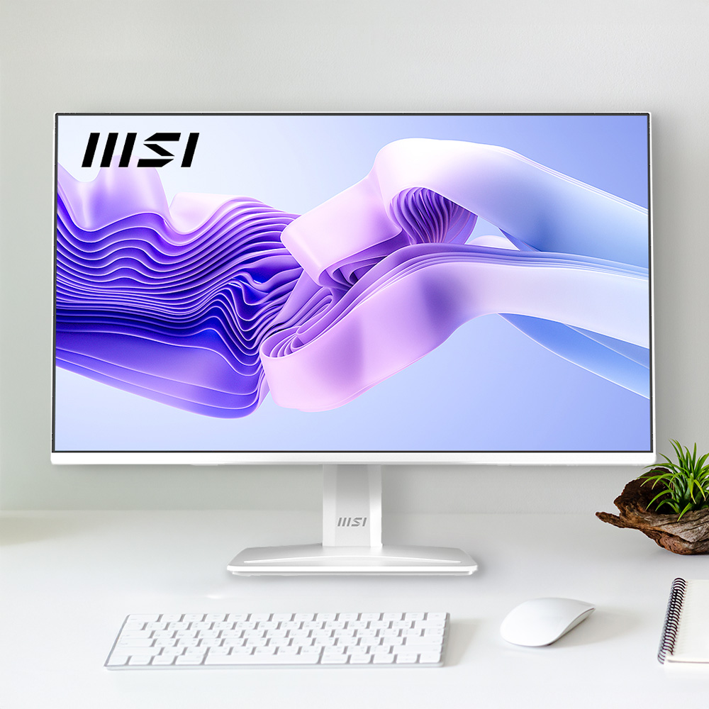 MSI 24인치모니터 MP243W E14-700 144Hz 화이트 모니터 게이밍 58cm - 상품 이미지