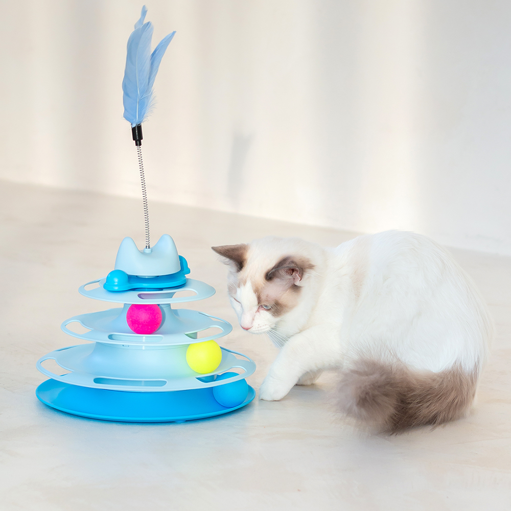 레토 2in1 고양이 낚시대 장난감 흡착판 깃털 세트 이미지 7