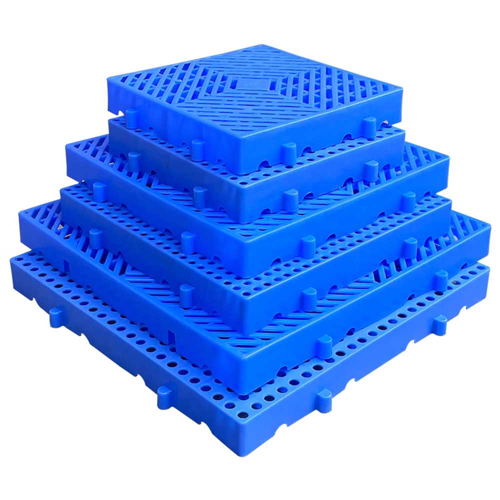 플라스틱 깔판 바닥 팔레트 창고 받침대 파렛트 발판 30x30x2.5cm 사선 - 상세 이미지 4