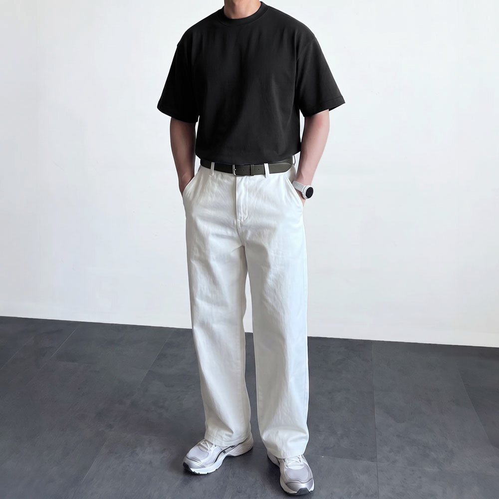 남자쿨티셔츠 남자오버핏반팔 남자무지반팔티 남자쿨티 이미지 6