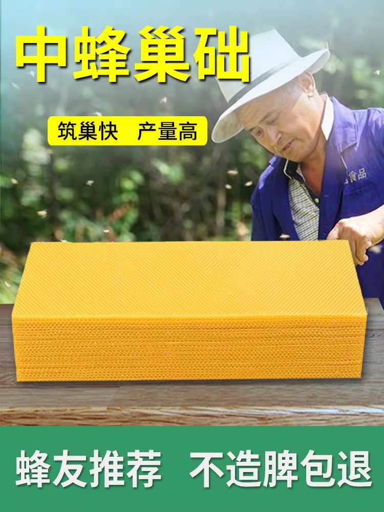 양봉기 밀납시트 꿀벌 채밀판 벌집 둥지 양봉틀 용품 10장 - 상세 이미지 2
