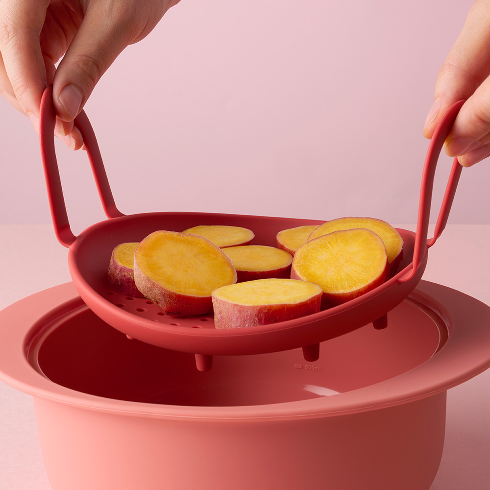 락앤락 바로한끼 실리콘 전자레인지 찜기 1.6L - 상세 이미지 4
