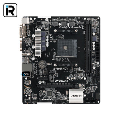 [중고]B450M-HDV AMD B450  소켓AM4 ASRock 메인보드