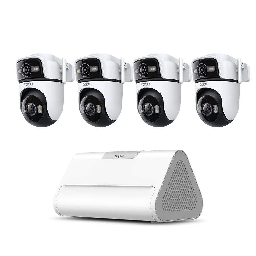 실외 듀얼렌드 회전 카메라(Tapo C545D) + 허브(Tapo H500) Set 회전형 실외 카메라 CCTV - 상품 이미지