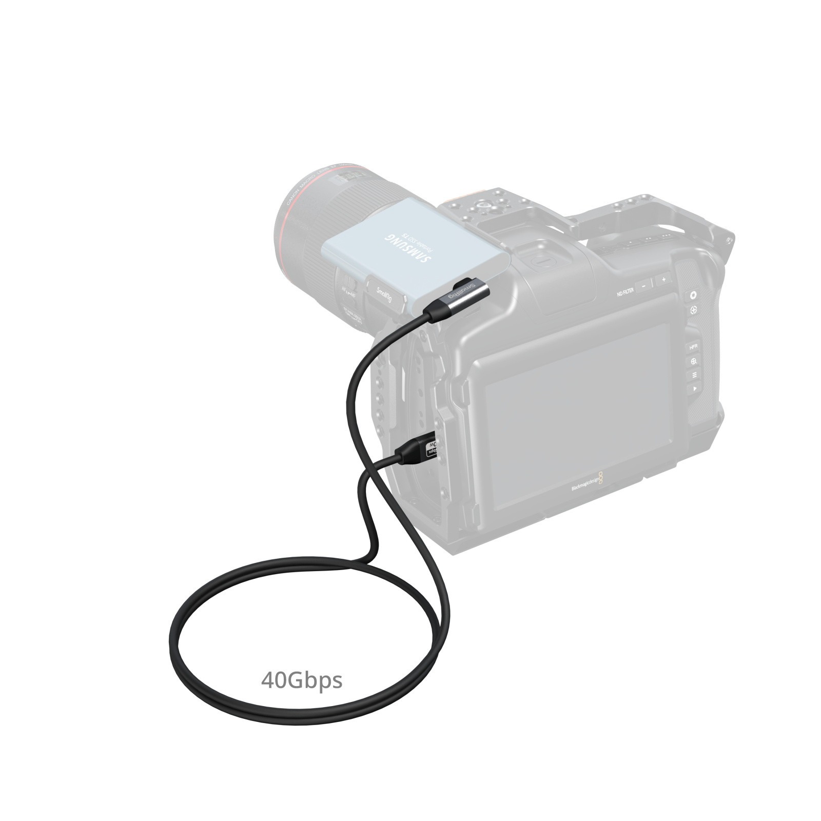 스몰리그 USB-C 고속 데이터 케이블 100cm (40Gbps·240W·8K 지원) 5732 - 상세 이미지 4