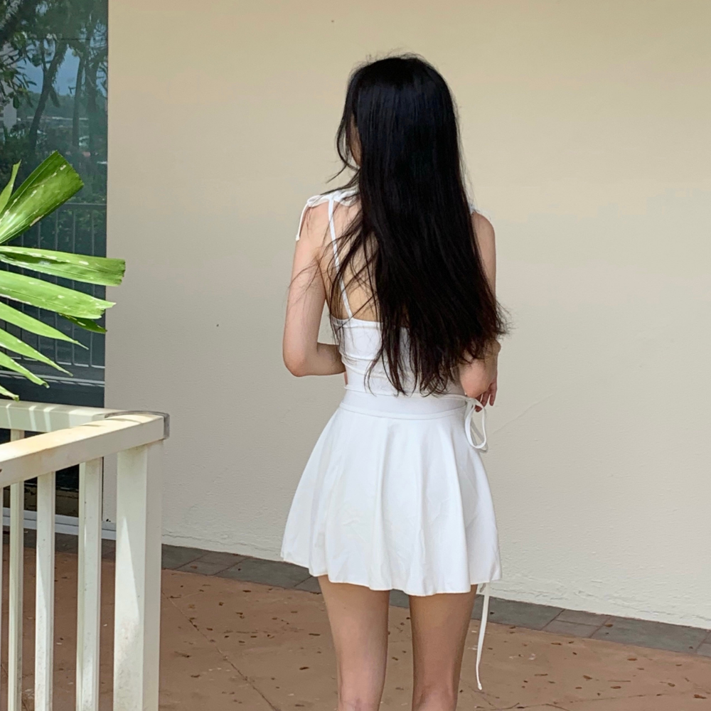 모노키니 랩스커트 비키니 뱃살커버수영복 유교걸수영복 이미지 8