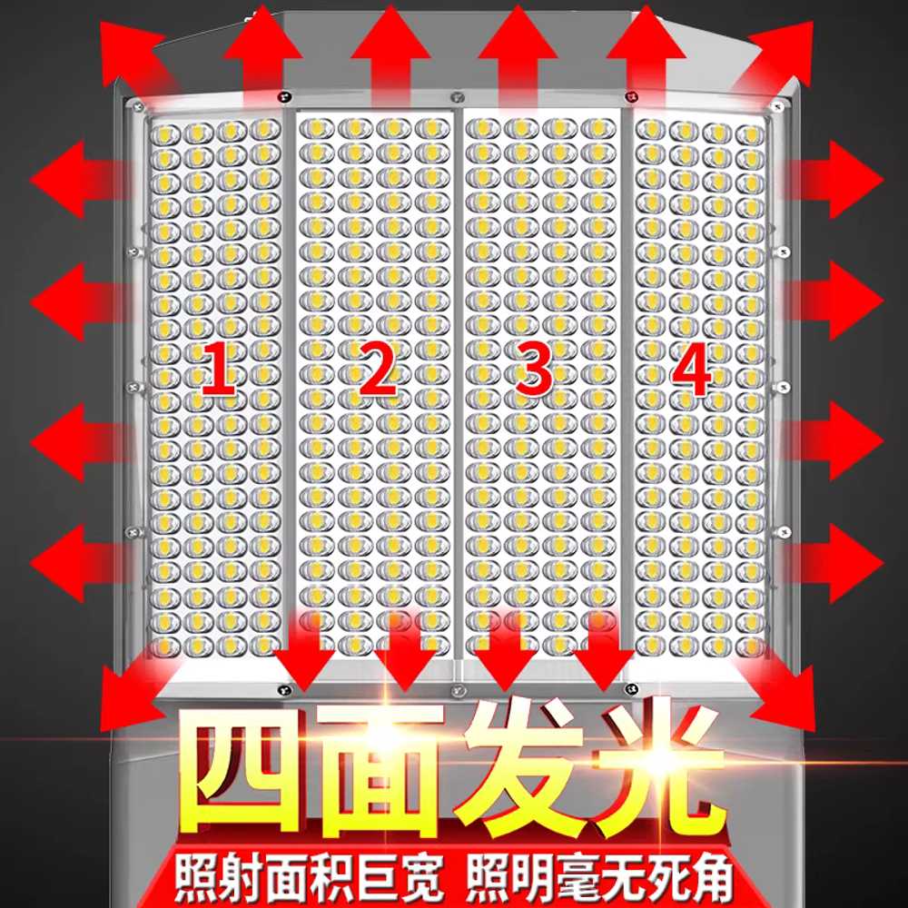 야외 태양광 벽부등 실외 가로등 정원 조명 LED 공원 20000W (400평) - 상세 이미지 3
