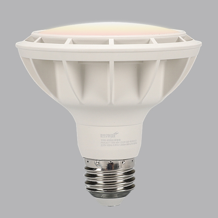 LED PAR30 램프 화이트 확산형 15W 전구색 3000K 레일 스포트 조명 번개표 - 상세 이미지 2