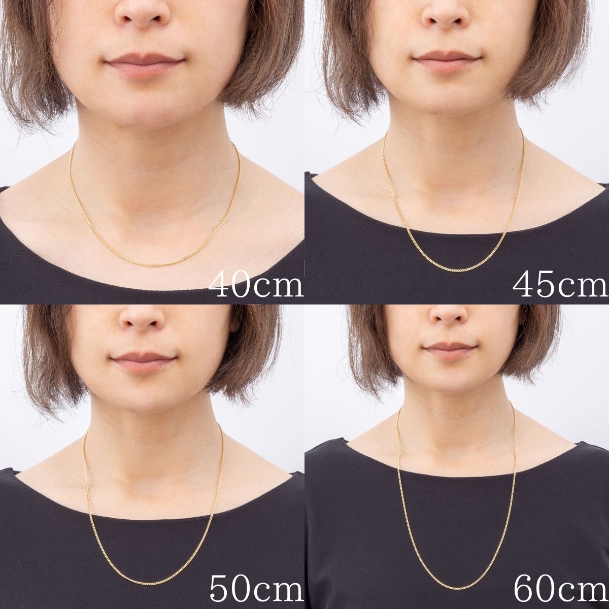 18K 골드 목걸이 체인목걸이 1.65mm 레이어드 쥬얼리 - 상세 이미지 5