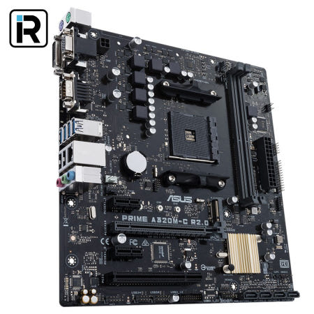 ASUS [중고]A320M-C R2.0 AMD A320 PRIME 메인보드 AM4 아수스 (백패널X)