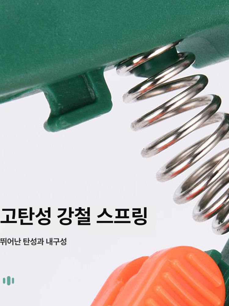 조경가위 새싹 테이프 정원 커터 식물 과일나무 도구 딥그린 - 상세 이미지 4