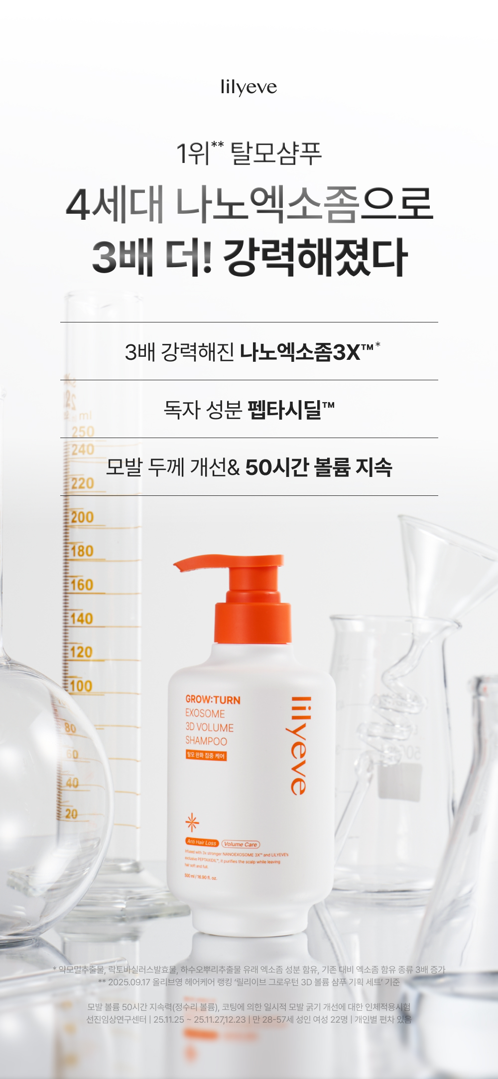 LILYEVE Growturn AD Exosome 3D Volume Shampoo - description 9