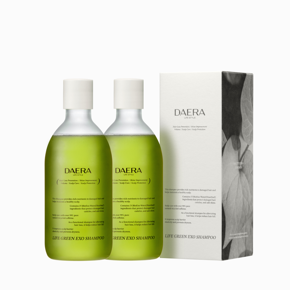 대라 라이프 그린 엑소 샴푸 300ML 2개 - 상품 이미지