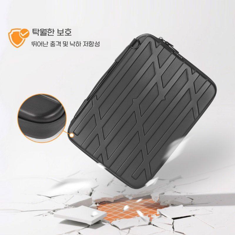 갤럭시북6 프로 울트라 노트북 수납 가방 컴퓨터 휴대용 대용량 숄더 크로스 백 - 상세 이미지 3