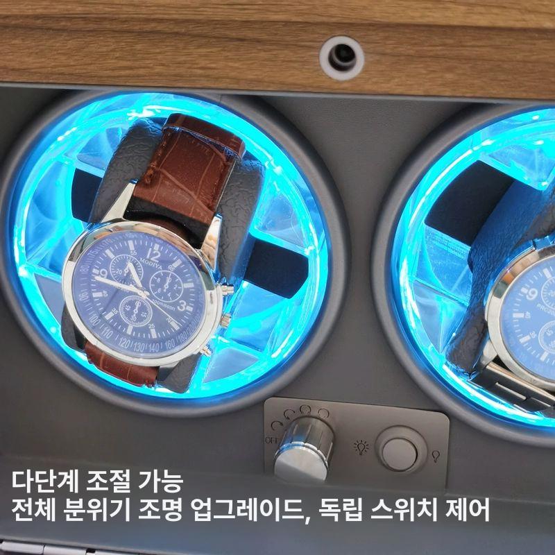 손목시계거치대 고급 프리미엄 수작업 전시 유럽 1구 6구 - 상세 이미지 4