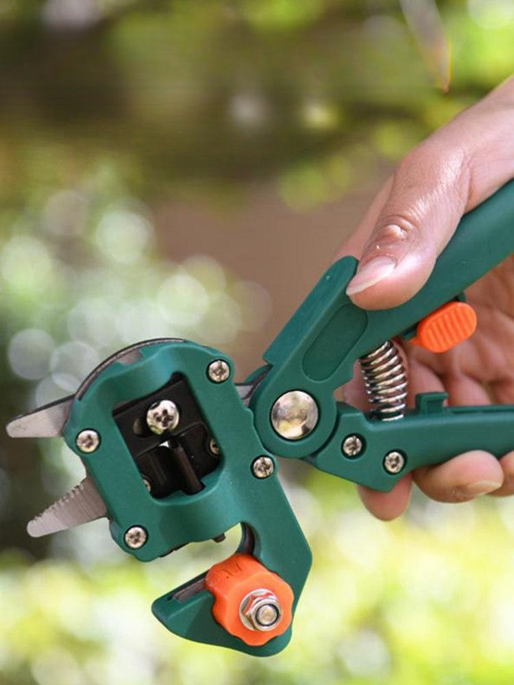 조경가위 새싹 테이프 정원 커터 식물 과일나무 도구 딥그린 - 상품 이미지