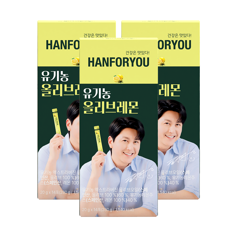 유기농100% 올레샷 엑스트라버진올리브오일 레몬 280ml, 3개 - 상품 이미지