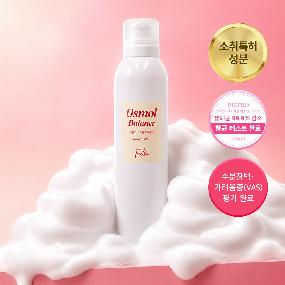 FOELLIE Y존케어 포엘리에 오스몰 밸런스 여성청결제 무스폼 200ml