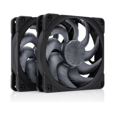 NOCTUA NF-A12x25 G2 PWM Sx2-PP chromax.black (2팩)