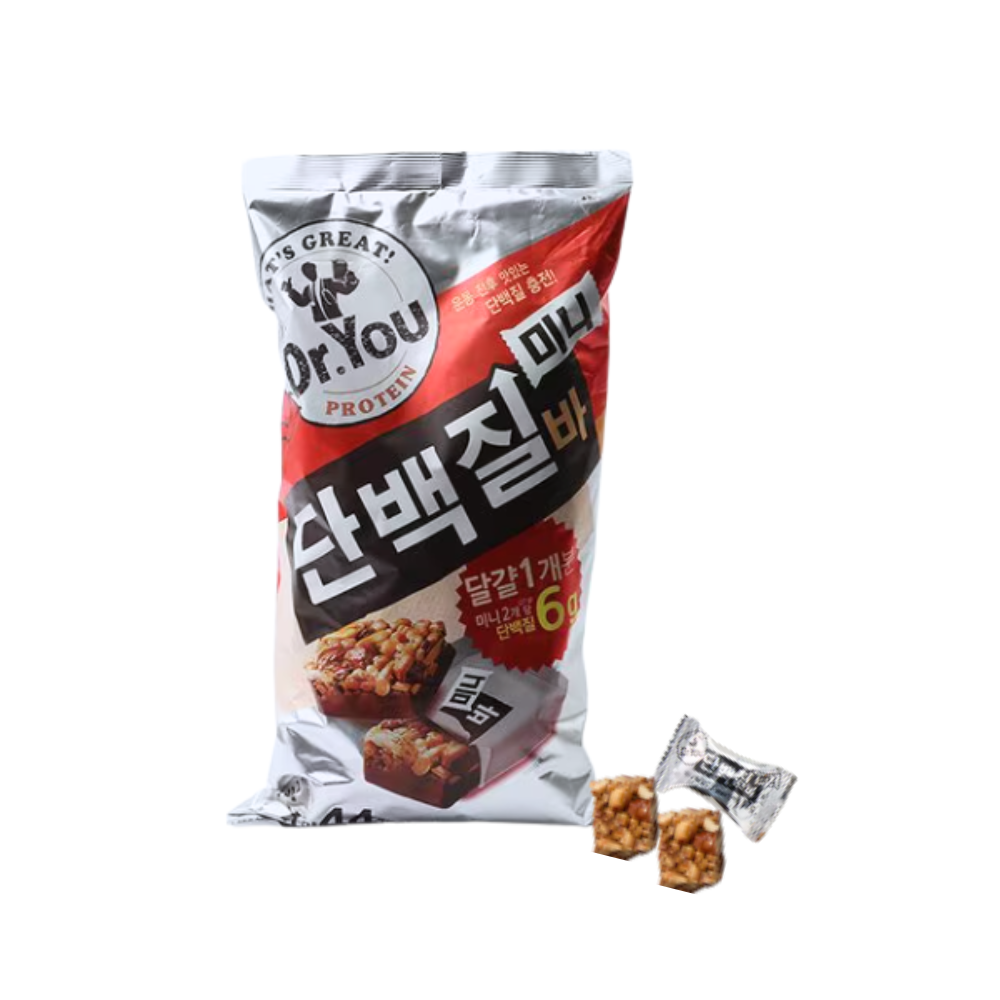 닥터유 단백질바 미니 594g 프로틴바 (13.5g x44개) x1봉 - 상품 이미지