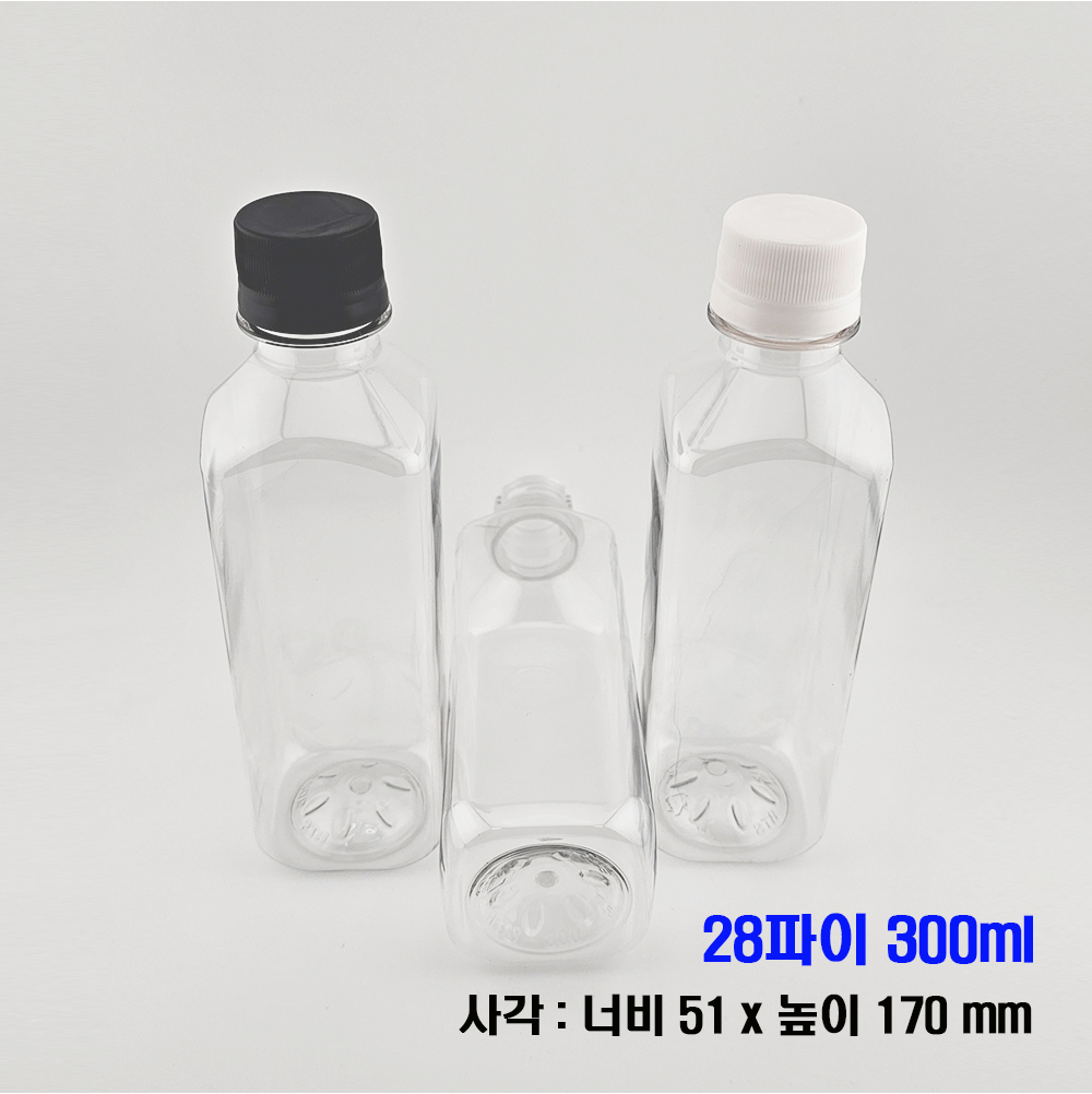 [보틀스] 페트병 미니 플라스틱공병 28파이 용량선택 150ml - 상세 이미지 3