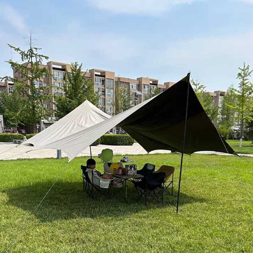 윙타프 텐트 타프스크린 캠핑 그늘막 도킹 해변 대형 캠핑 - 상품 이미지
