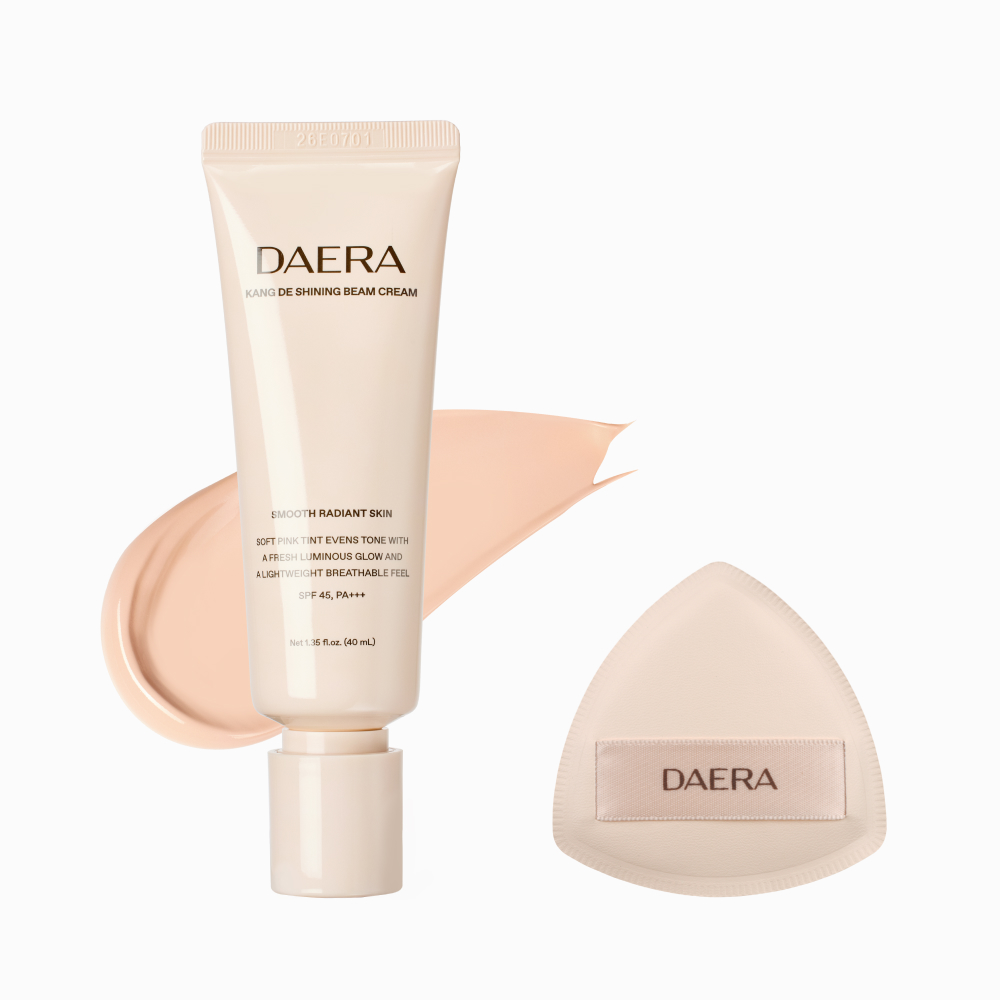 대라 캉 샤이닝 빔 크림 + 찰떡팡팡퍼프 세트 40ml SPF45 PA+++ 무기자차 - 상품 이미지