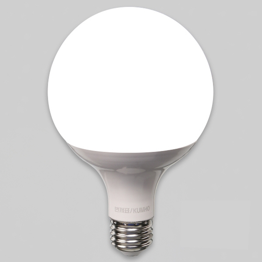LED 전구 볼구 G95 롱타입 12W 주광색 6500K 매장 줄조명 램프 번개표 - 상세 이미지 2