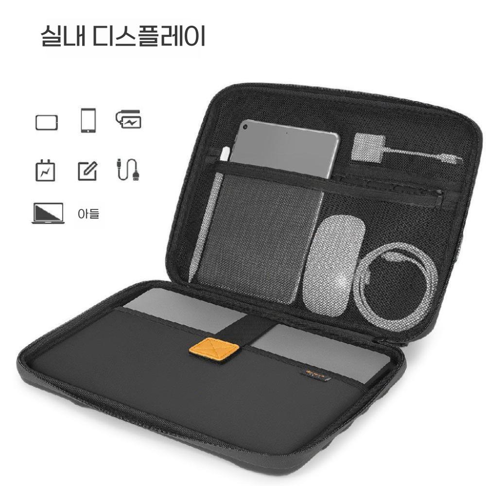 갤럭시북6 프로 울트라 노트북 수납 가방 컴퓨터 휴대용 대용량 숄더 크로스 백 - 상세 이미지 2