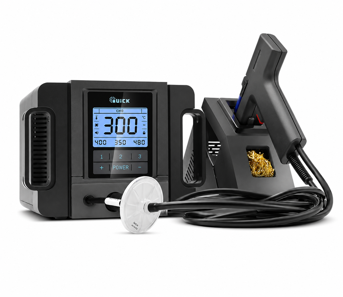 전기 납땜 제거기 디솔더링 흡입기 석션기 인두 소형 G 201x120W - 상품 이미지