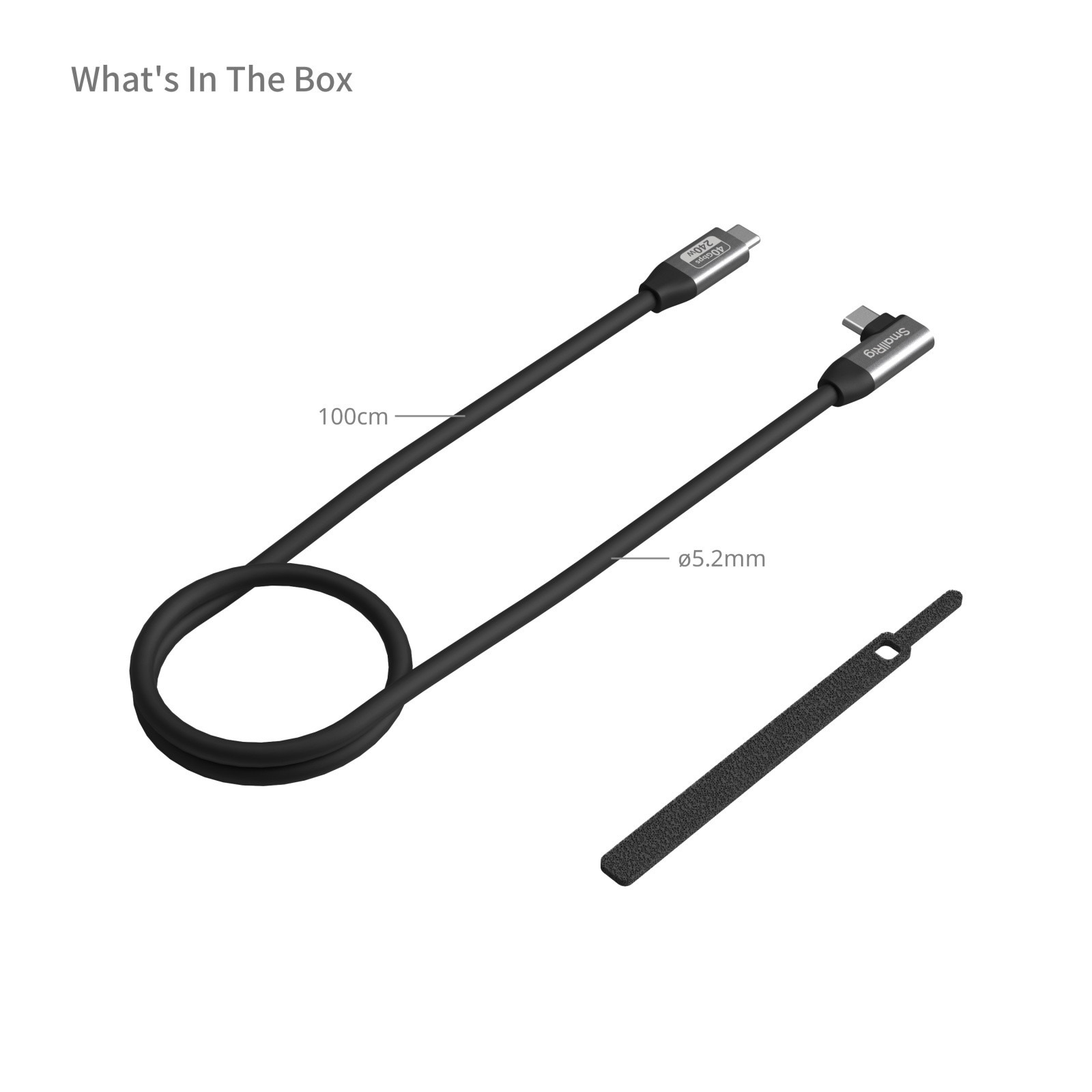스몰리그 USB-C 고속 데이터 케이블 100cm (40Gbps·240W·8K 지원) 5732 - 상세 이미지 5