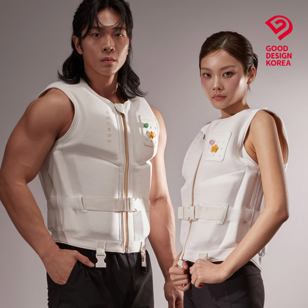 썸쓰 구명조끼 1+1 성인 라이프자켓 경량 얆은 부력조끼 슬림핏 부스트 상품 이미지
