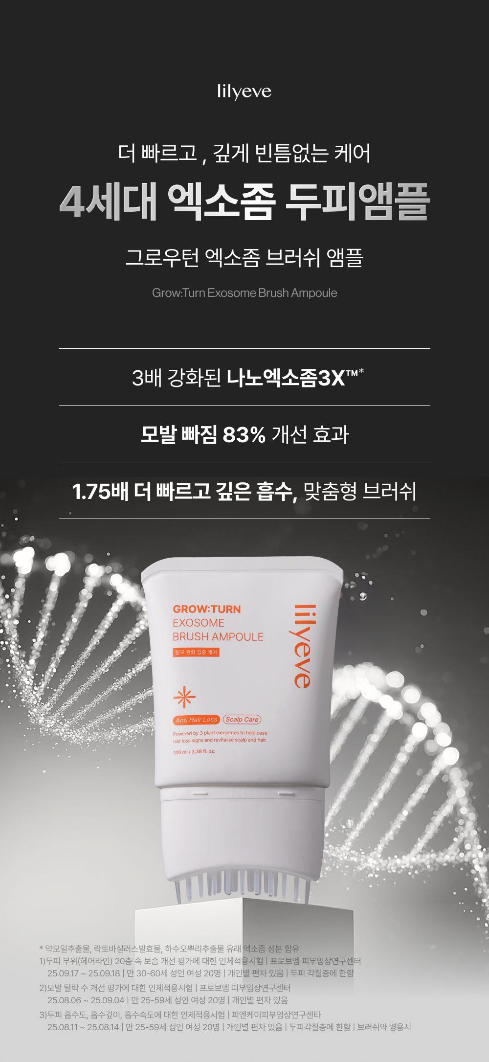 LILYEVE Growturn AD Exosome Brush Ampoule - description 22