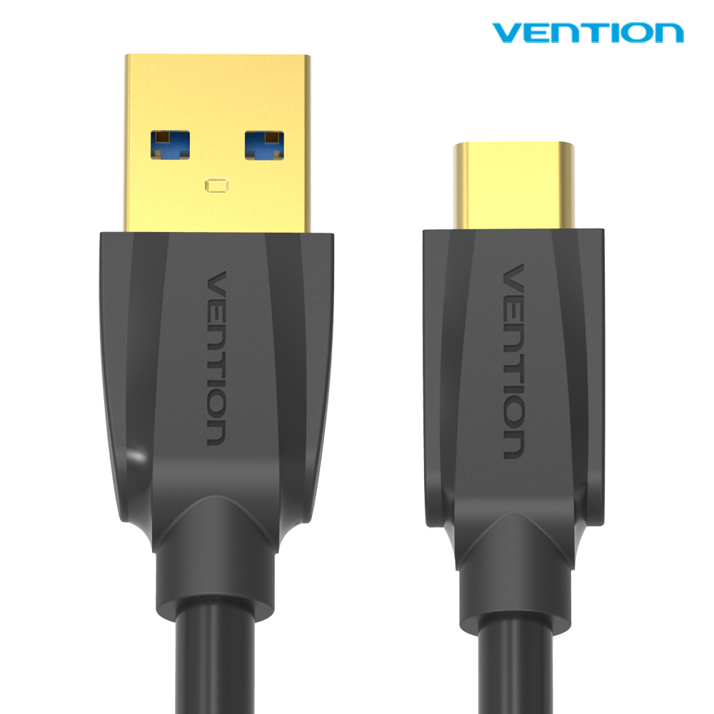 벤션 골드블랙 C타입 USB 3.0 케이블 VZB-A29 0.5m, 1개 - 상품 이미지