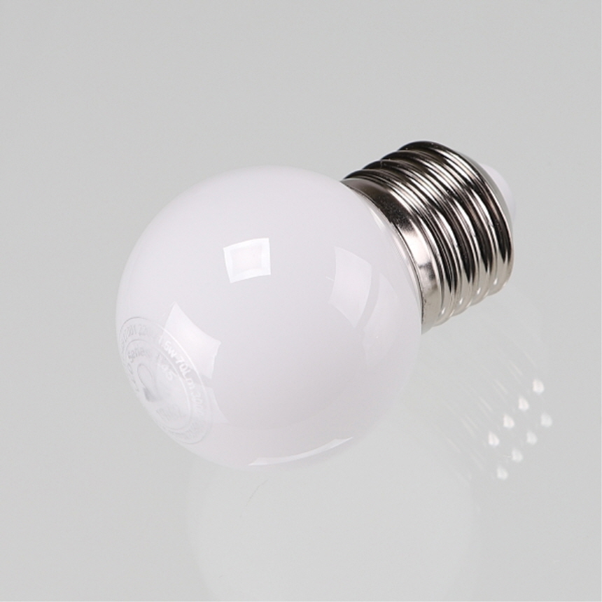 LED 칼라 인지구 G45 1.5W 유백 전구색 매장 카페 클래식 램프 일광전구 - 상세 이미지 4