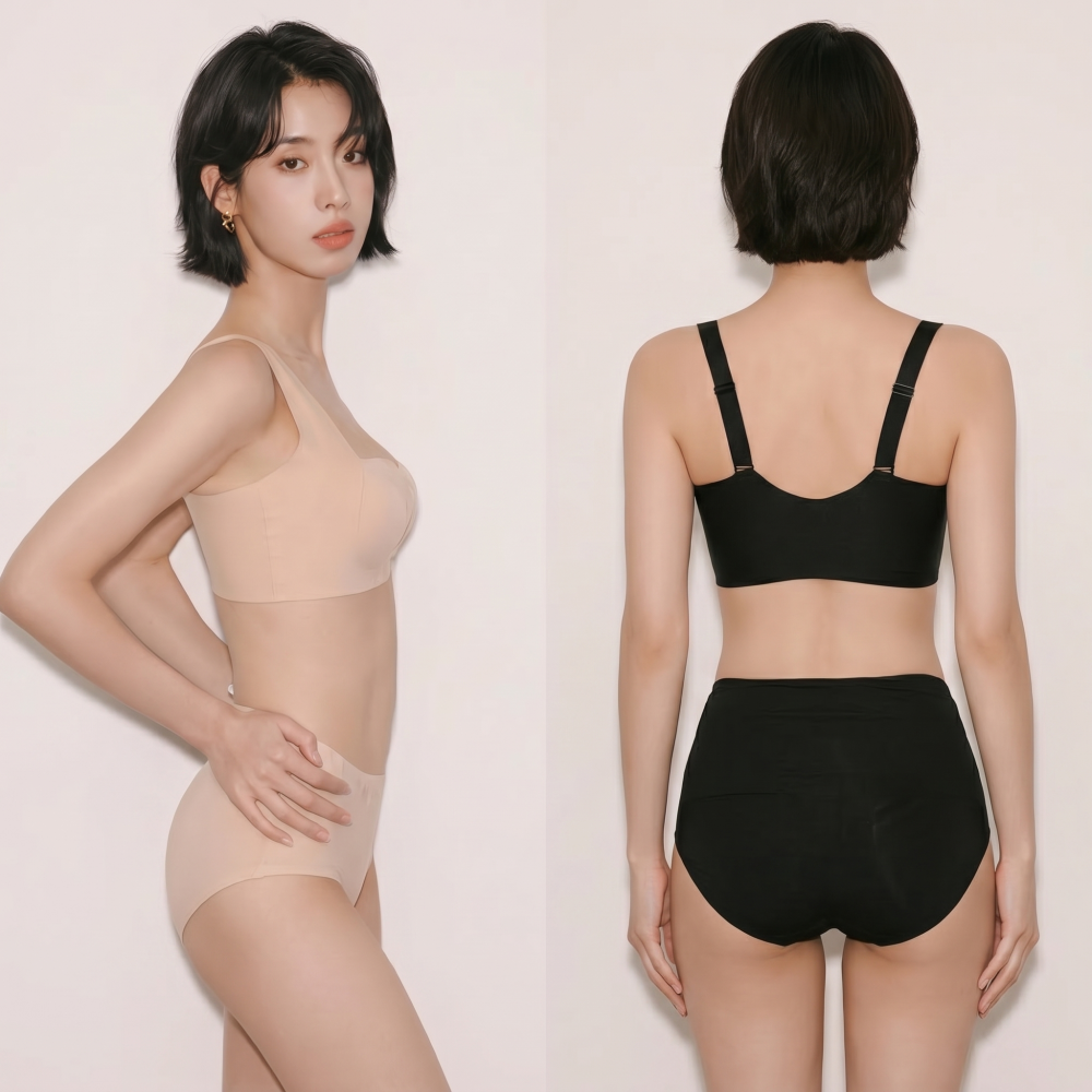 앞후크브라렛 부유방 벌어진가슴 쳐진 처진 처짐 방지 모아주는 리프팅 등살커버 새가슴브라 - 상세 이미지 2