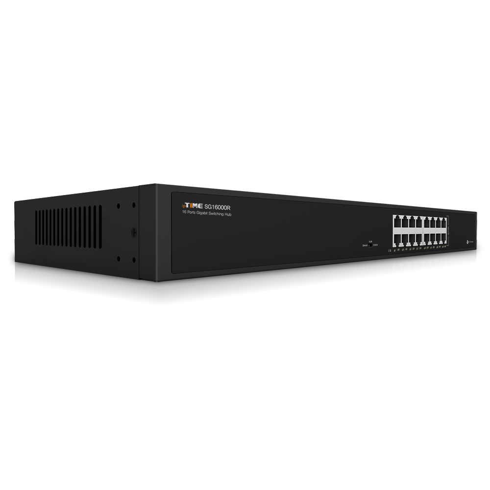 ipTIME 16포트 스위칭허브 SG16000R 32GB 기가비트 VLAN 저소음 저전력 이미지 7