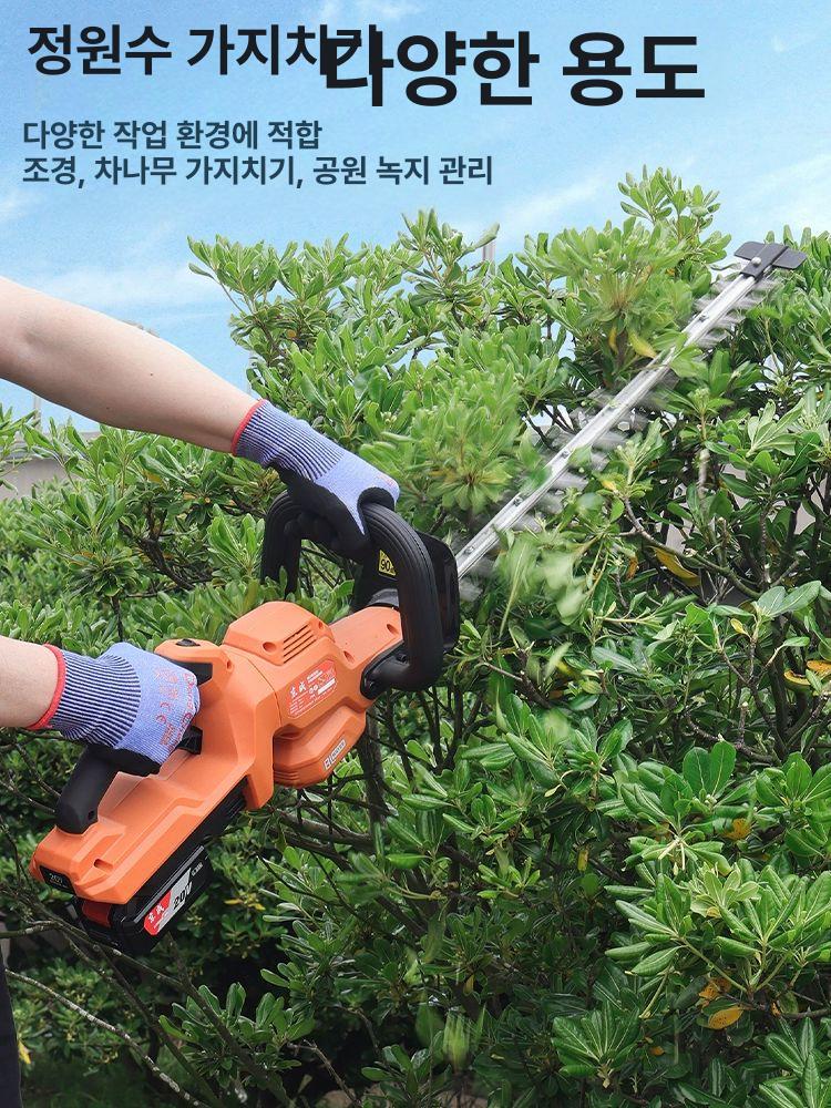 충전식 전동 전지톱 24V 강력절단 정원 조경용 가지치기 경량 휴대용 전기톱 고효율 20 20 V 4.0 Ah 1개 1개 - 상세 이미지 4