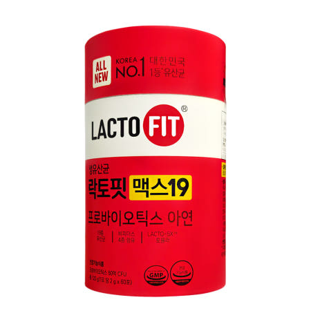 종근당건강 락토핏 맥스19 60포 x 1통 (2개월분) 유산균 프로바이오틱스