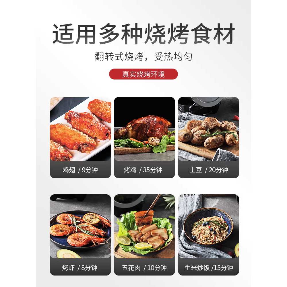 통돌이 오븐 회전 고기 자동 삼겹살 오토웍 볶음기 단일상품 - 상세 이미지 2
