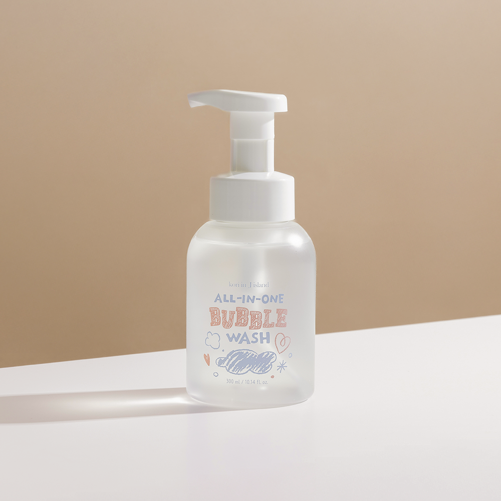 코리인제이아일랜드 아기바디워시 약산성 탑투토 올인원 버블워시 아기샴푸 신생아 300ml - 상세 이미지 2