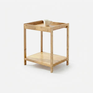 JAWAL 원목선반 대나무 41x32x49, 2단, WFR126B 530... 솔직 후기 | 실제 배치 사진 포함 - 상품 이미지 4