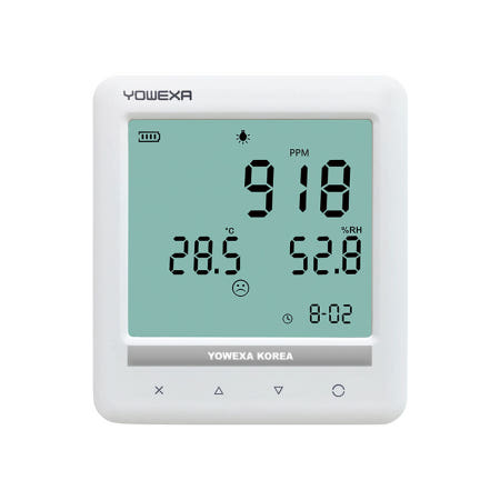 요엑사 TMYEM-40L-K PDF CO2 온습도 기록계 데이터로거 공기질측정기