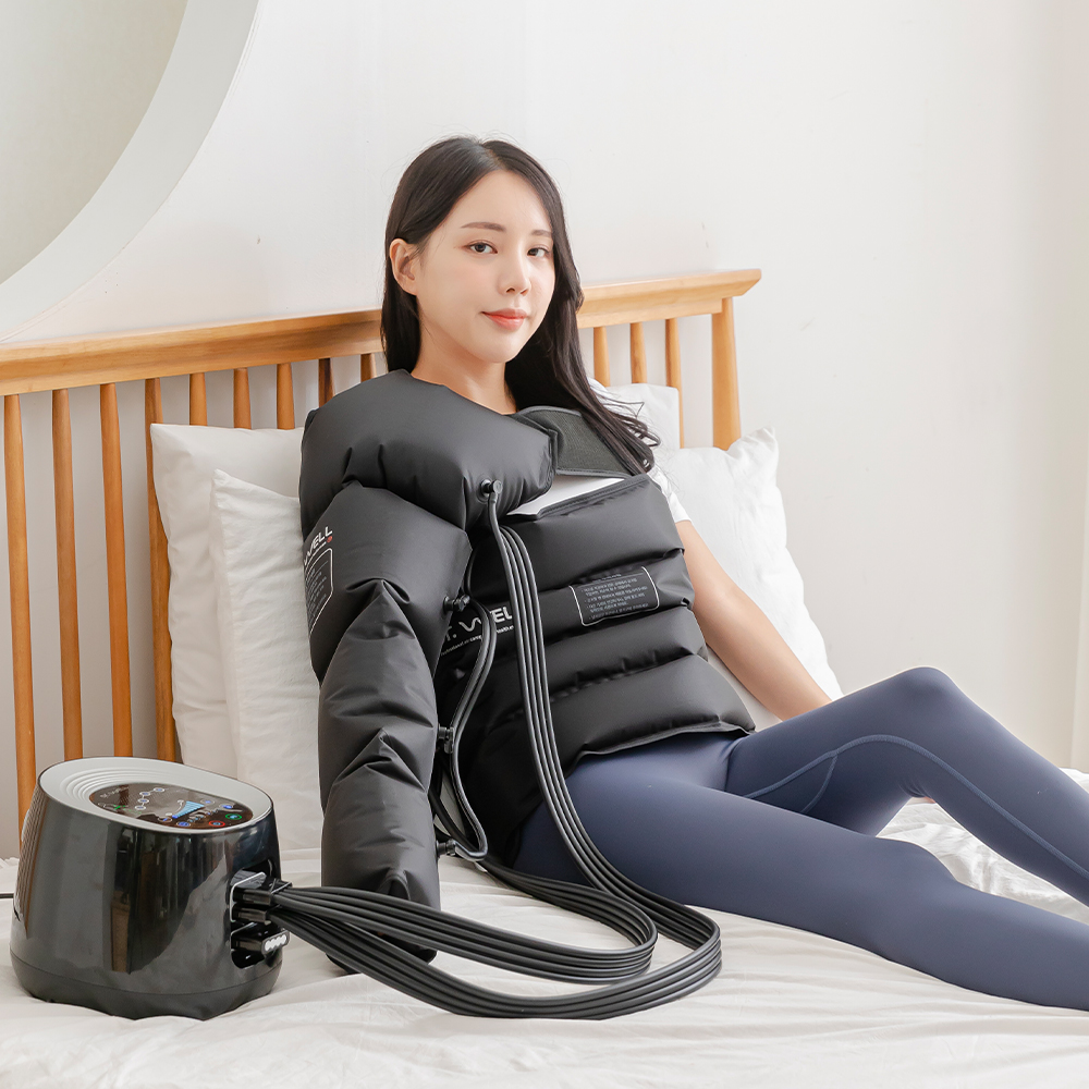 닥터웰 에어웰 4구 공기압 마사지기 풀 세트 DR-5401 (본체+다리+팔+허리) - 상세 이미지 5