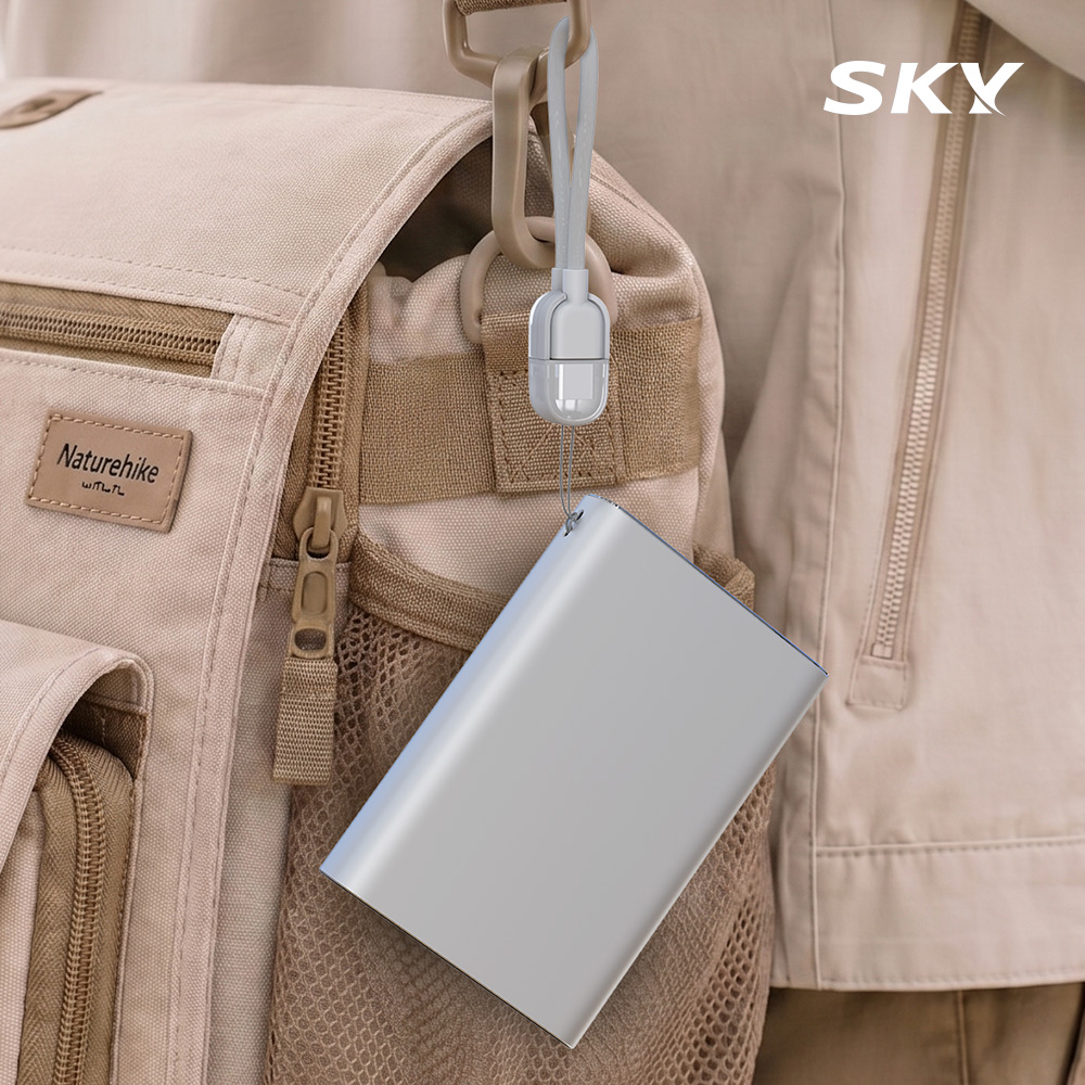 스카이 필 솔리드 반고체 세이프 10000mAh 22.5W 보조배터리 그레이 - 상세 이미지 4