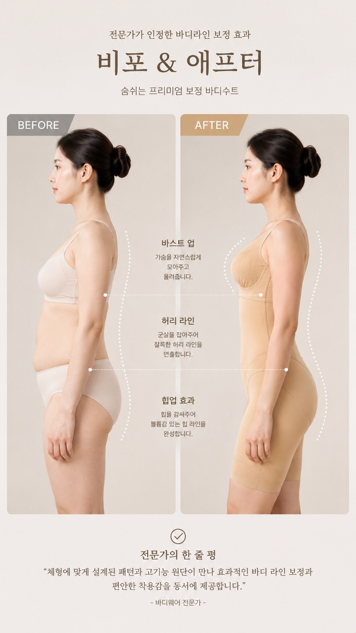 메리지68105 데일리 뱃살 보정쉐이퍼 올인원속옷 복부 가슴보정속옷 빅사이즈 바디쉐이퍼 판매처 상세 정보 이미지 4
