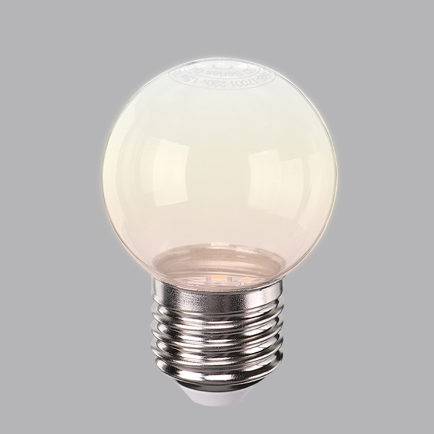LED 칼라 인지구 G45 1.5W 투명 전구색 매장 카페 클래식 램프 일광전구 - 상세 이미지 2