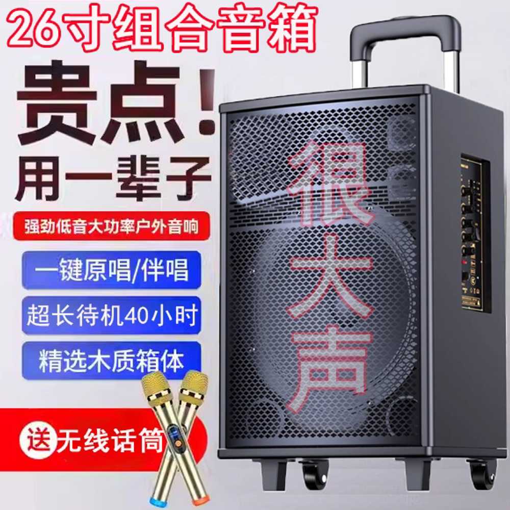 이동식 앰프 스피커 행사 노래방 야외용 행사용 강의 40cm 15인치(단품) - 상세 이미지 2