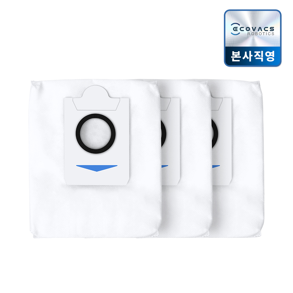에코백스 먼지봉투 더스트백 3매 (X1 플러스/T10 플러스 옴니 전용 모델) - 상품 이미지