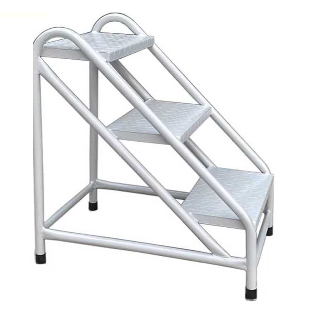 작업용 이동식 철계단 손잡이 간이 안전 발판 사다리 61x45x60 - 상품 이미지